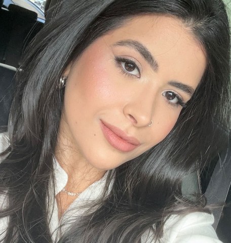 Retrato de Fernanda em close